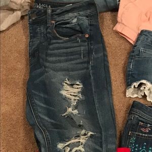 AE boyfriend distressed jeans